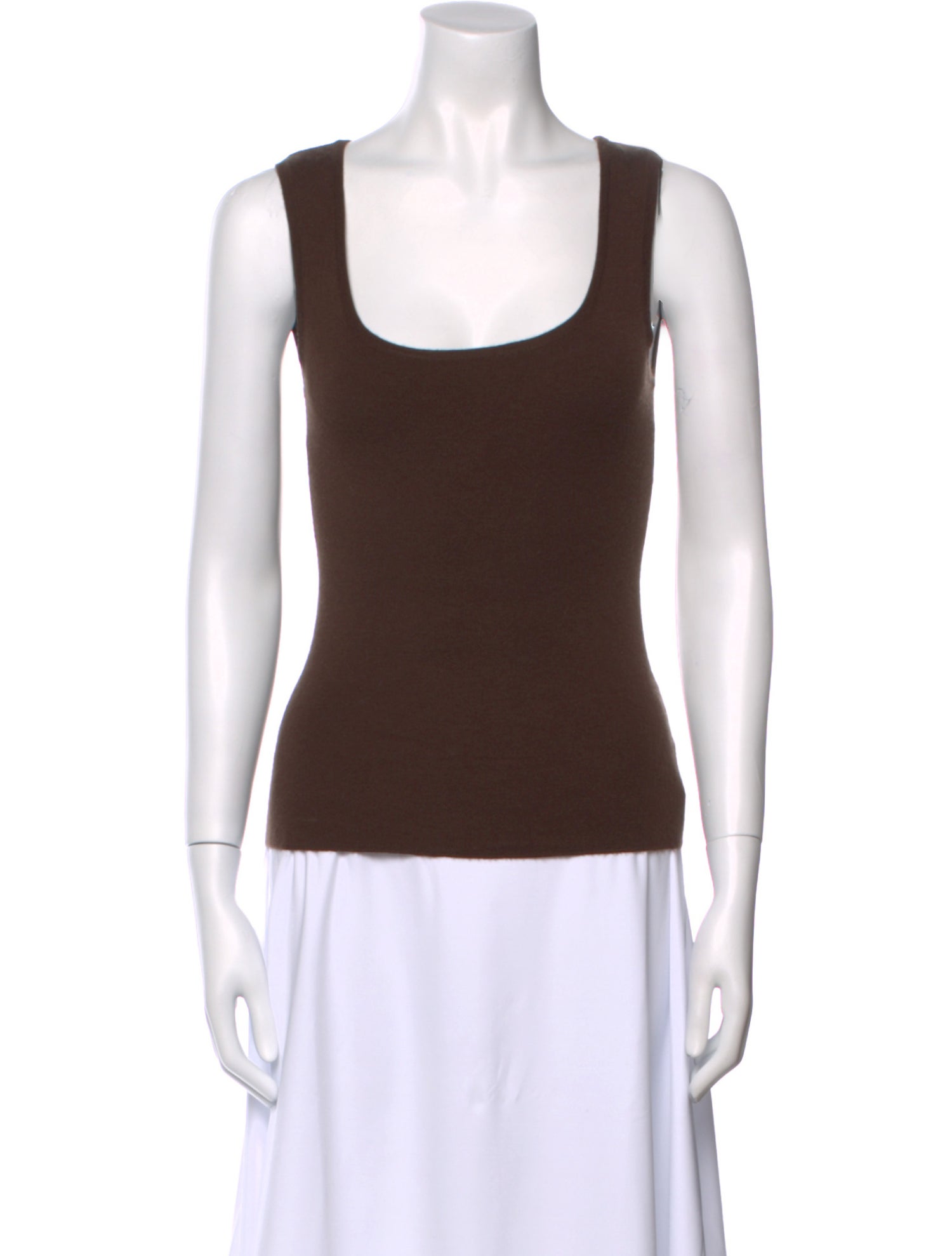Michael Kors Cashmere Scoop Neck Top