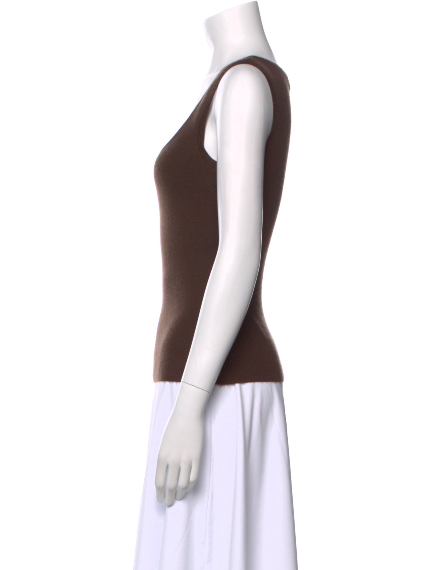 Michael Kors Cashmere Scoop Neck Top