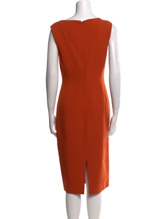 Michael Kors Virgin Wool Midi Length Dress