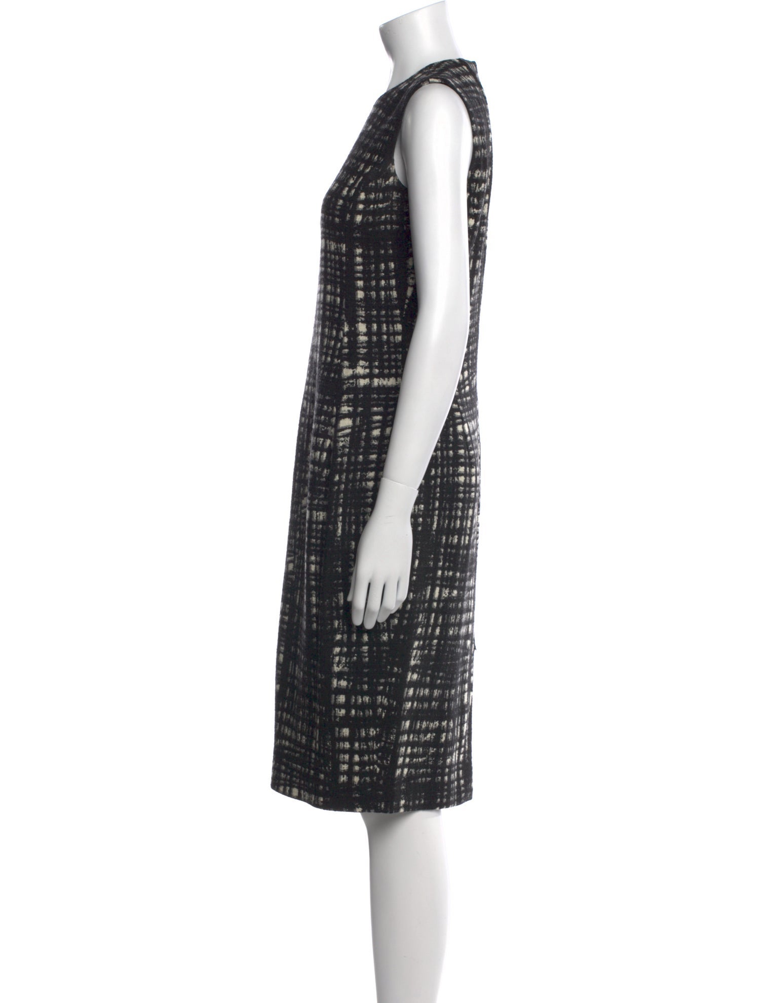 Michael Kors Wool Midi Length Dress
