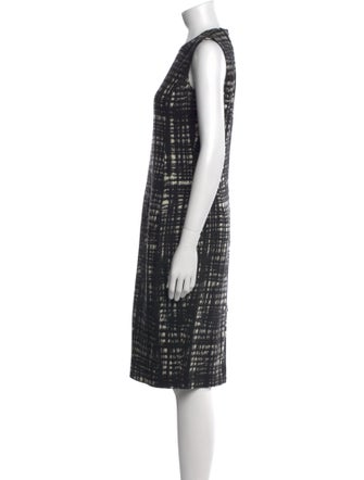 Michael Kors Wool Midi Length Dress