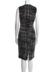 Michael Kors Wool Midi Length Dress