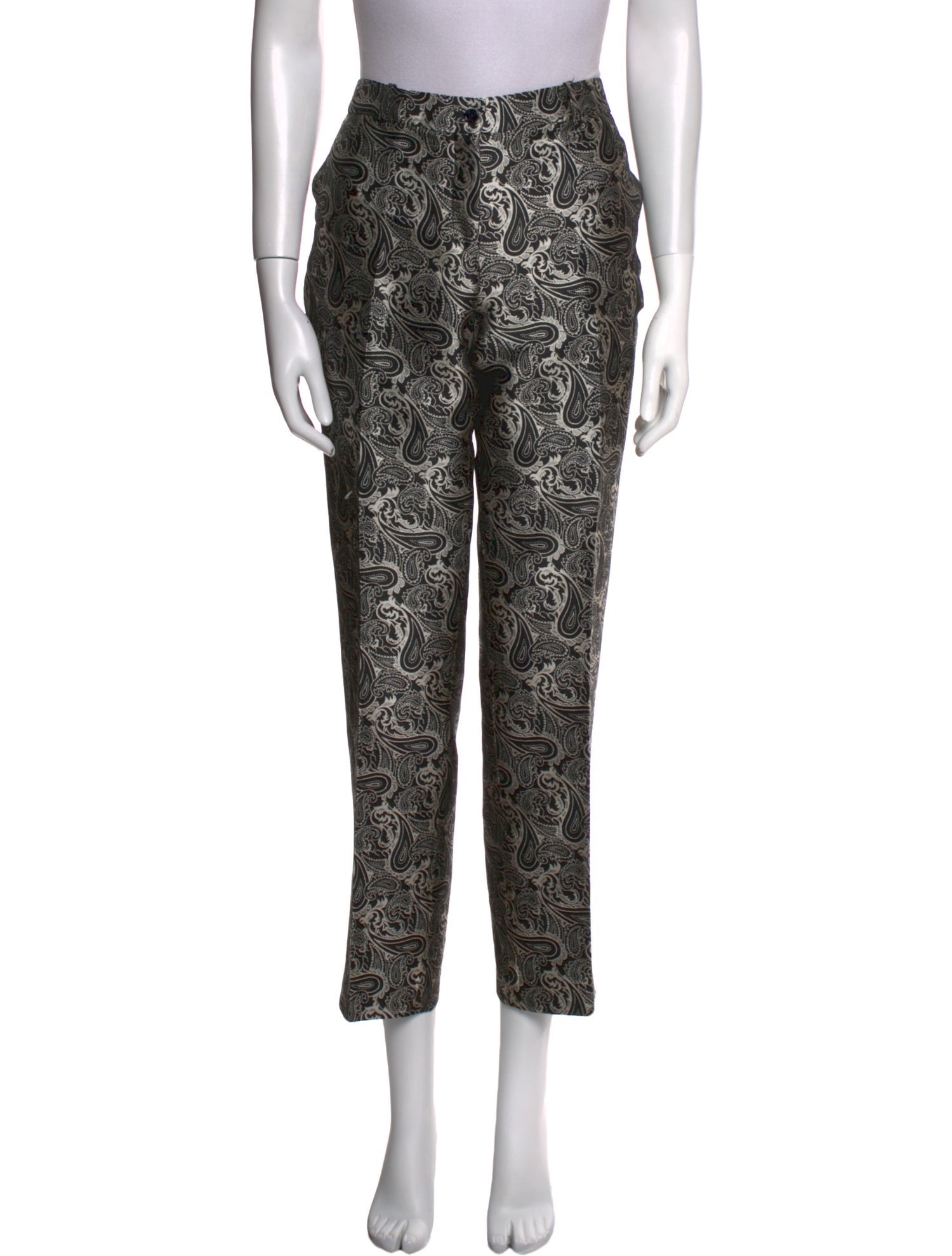 Michael Kors Paisley Print Straight Leg Pants