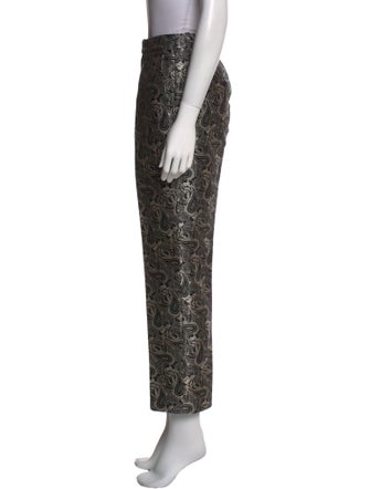Michael Kors Paisley Print Straight Leg Pants