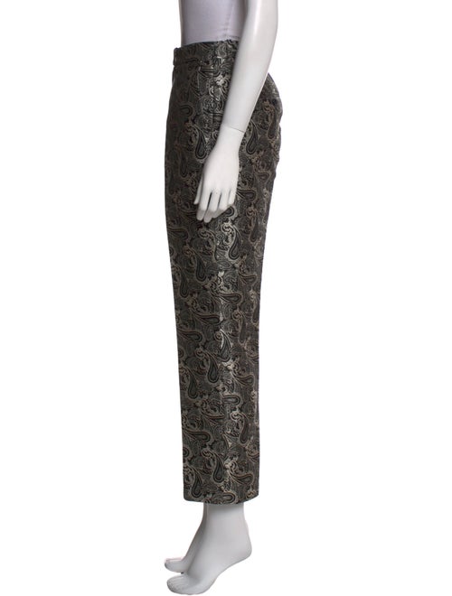 Michael Kors Paisley Print Straight Leg Pants