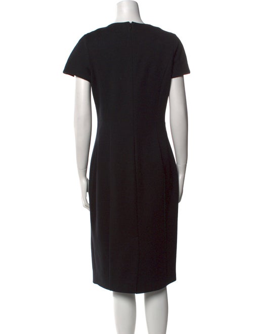 Michael Kors Virgin Wool Midi Length Dress