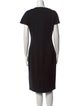 Michael Kors Virgin Wool Midi Length Dress