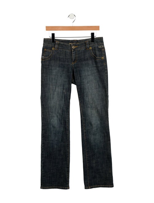 Michael Kors Low-Rise Straight Leg Jeans