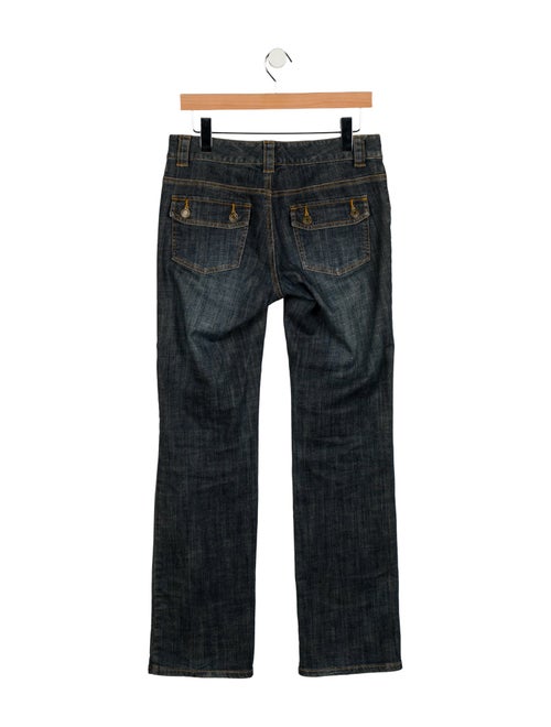 Michael Kors Low-Rise Straight Leg Jeans