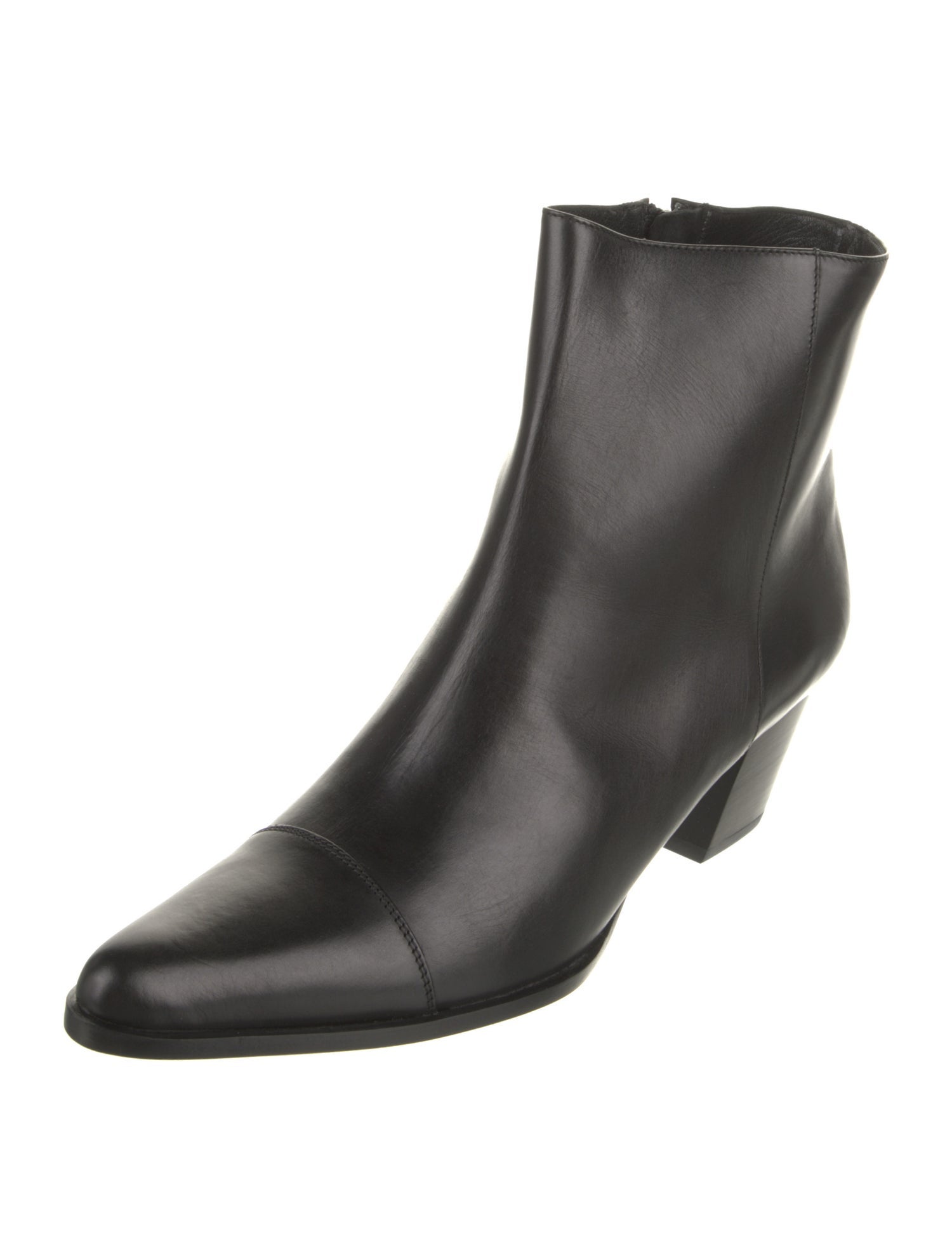 Michael Kors Leather Chain-Link Accents Boots w/ Tags