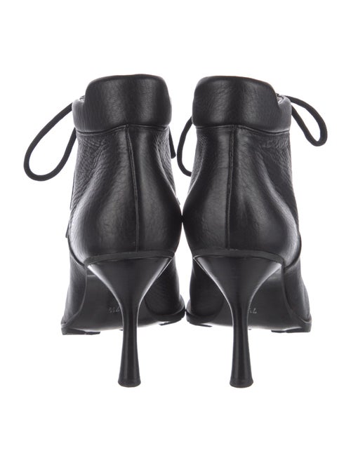 Michael Kors Leather Lace-Up Boots