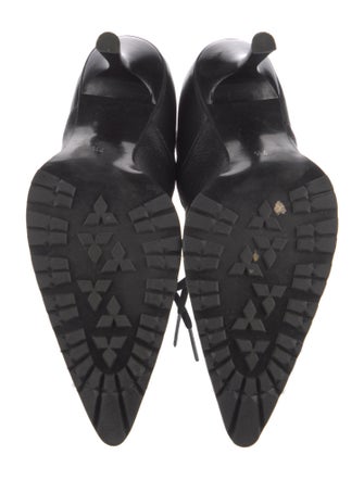 Michael Kors Leather Lace-Up Boots