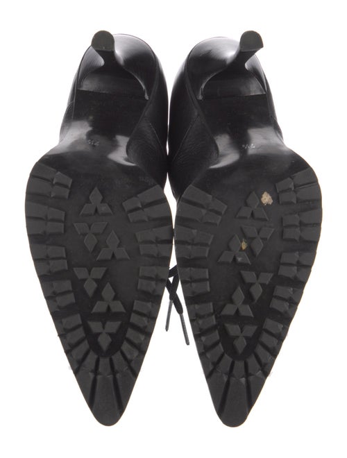 Michael Kors Leather Lace-Up Boots