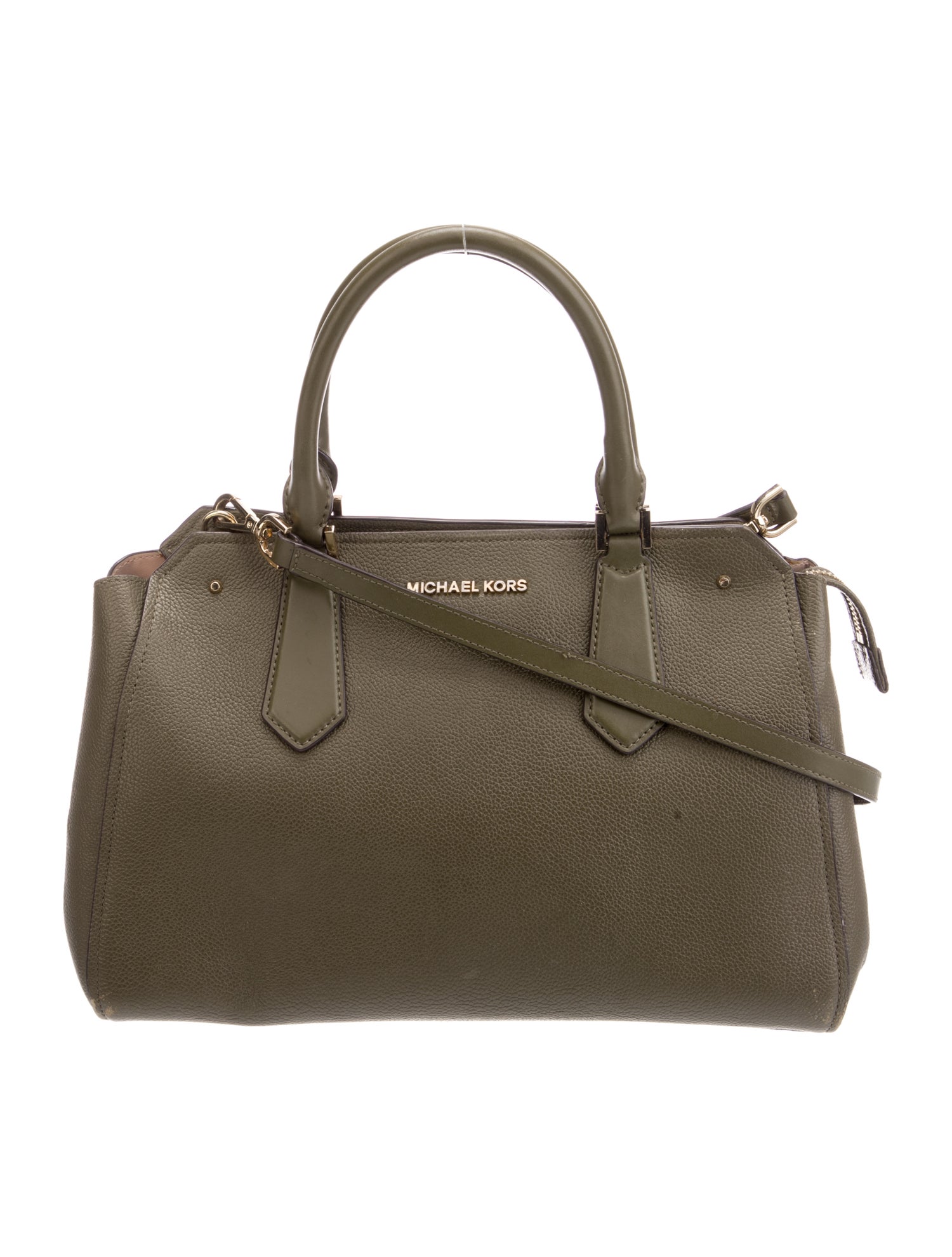 Michael Kors Leather Top Handle Bag