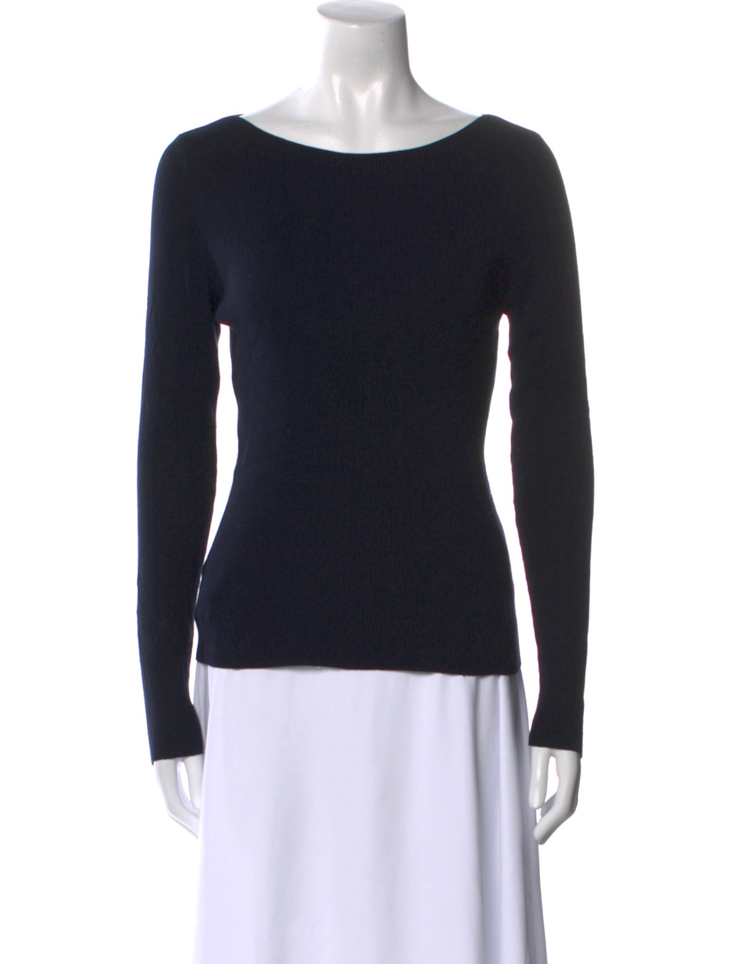 Michael Kors Scoop Neck Long Sleeve Top