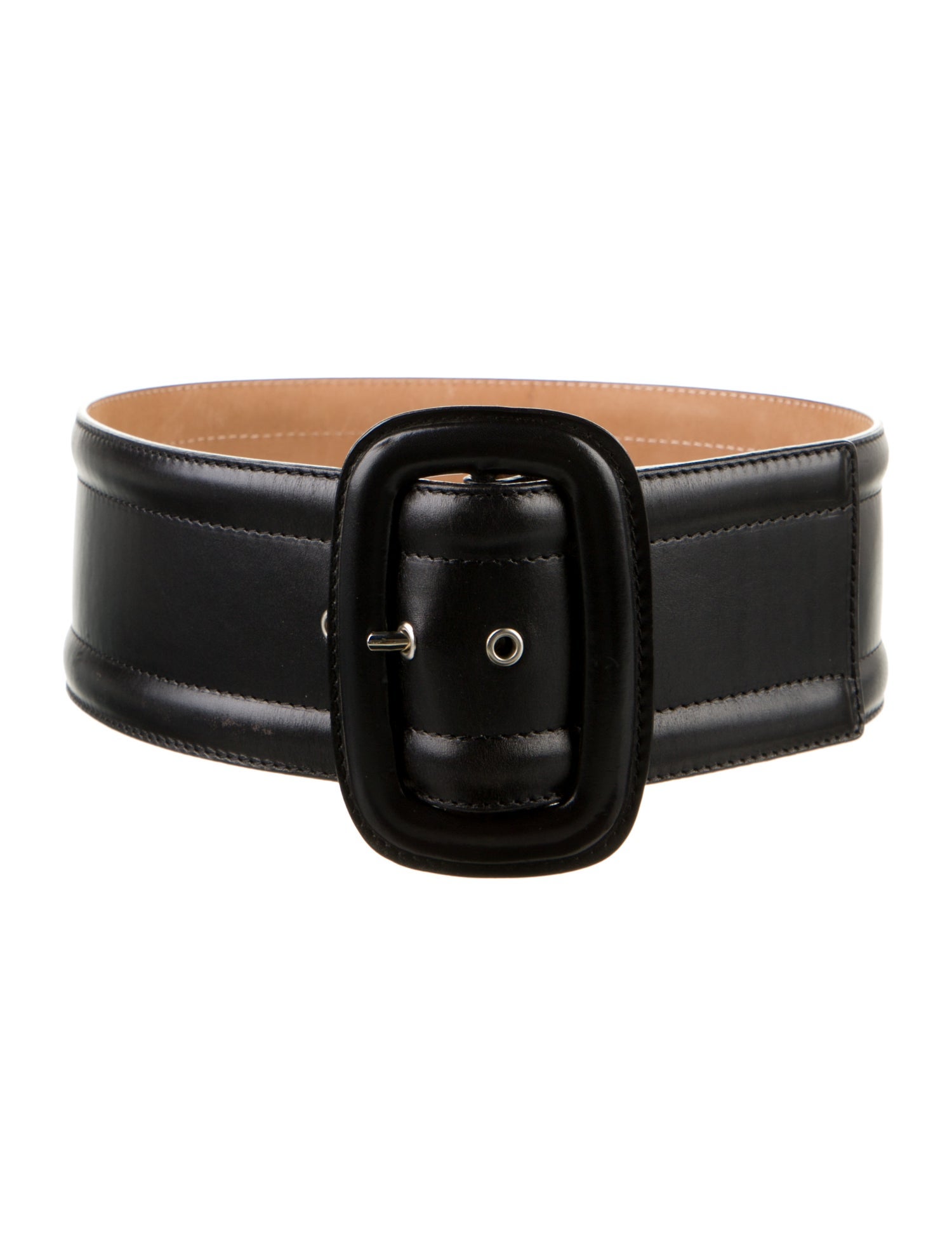 Michael Kors Wide Leather Belt
