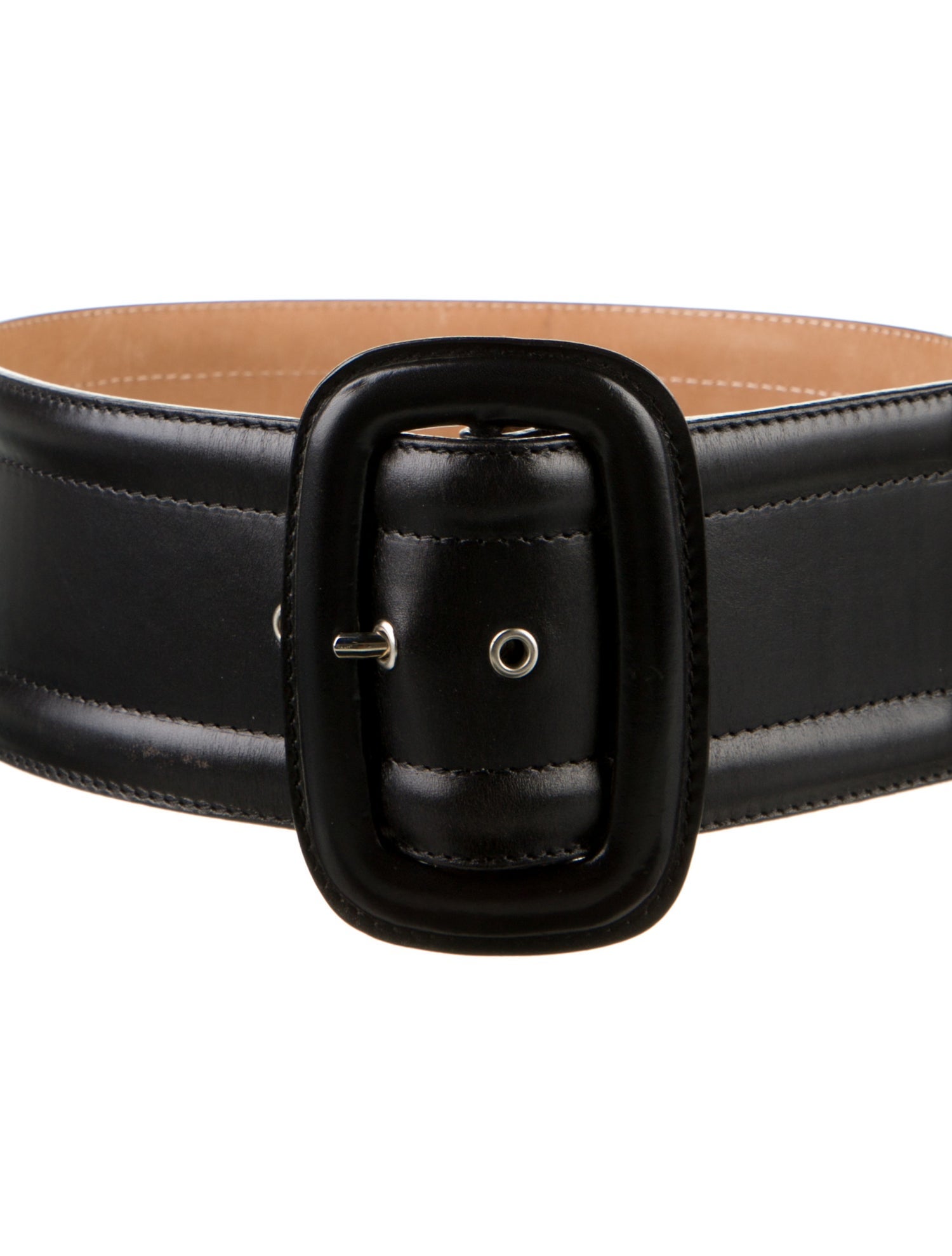 Michael Kors Wide Leather Belt