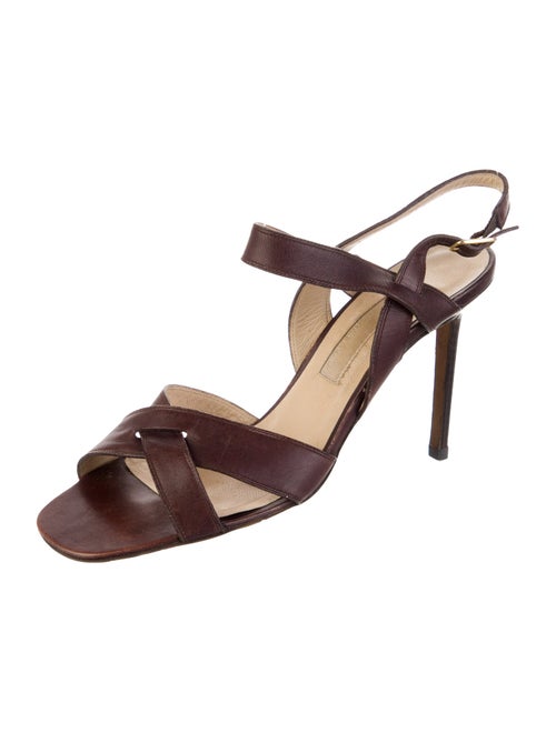 Michael Kors Leather Slingback Sandals