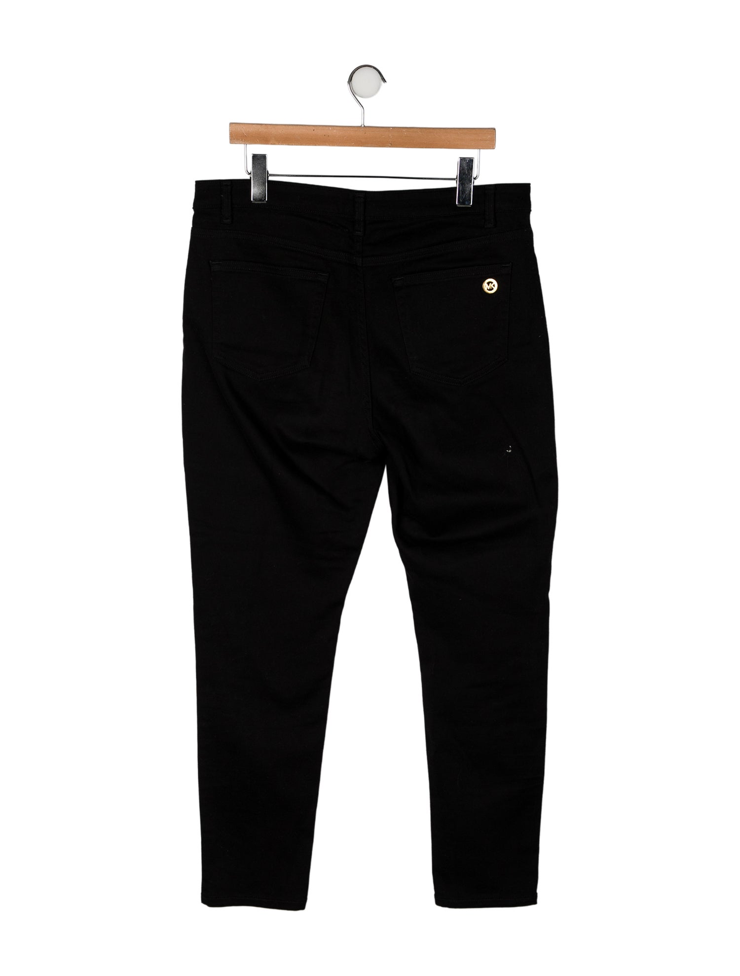 Michael Kors Mid-Rise Straight Leg Jeans