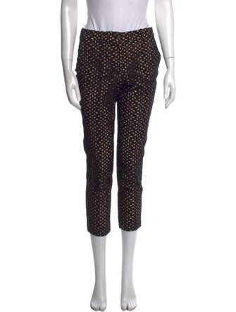 Michael Kors Lace Pattern Straight Leg Pants