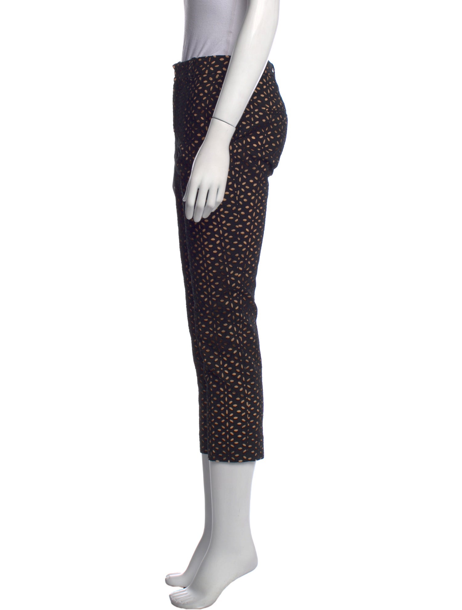Michael Kors Lace Pattern Straight Leg Pants