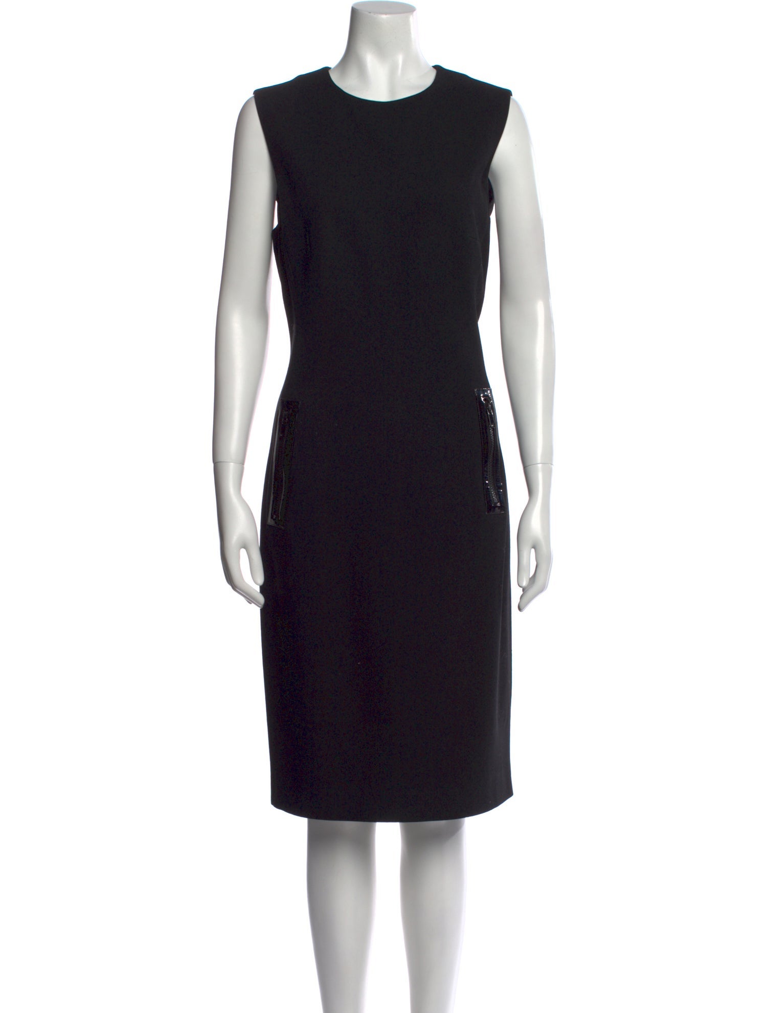 Michael Kors Virgin Wool Midi Length Dress