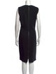Michael Kors Virgin Wool Midi Length Dress