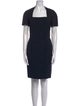 Michael Kors Virgin Wool Knee-Length Dress