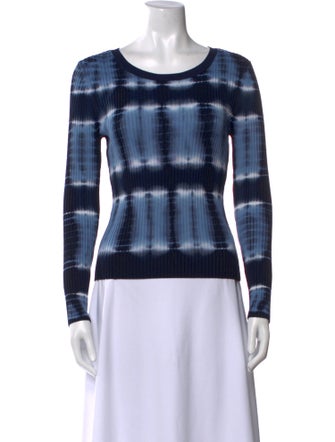 Michael Kors Plaid Print Scoop Neck Top