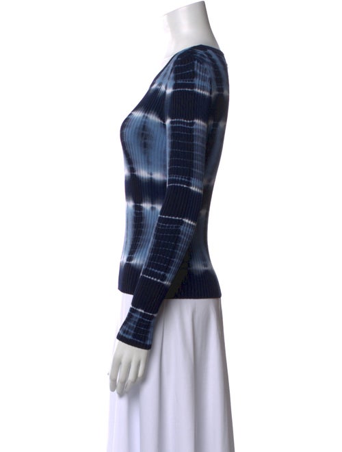 Michael Kors Plaid Print Scoop Neck Top