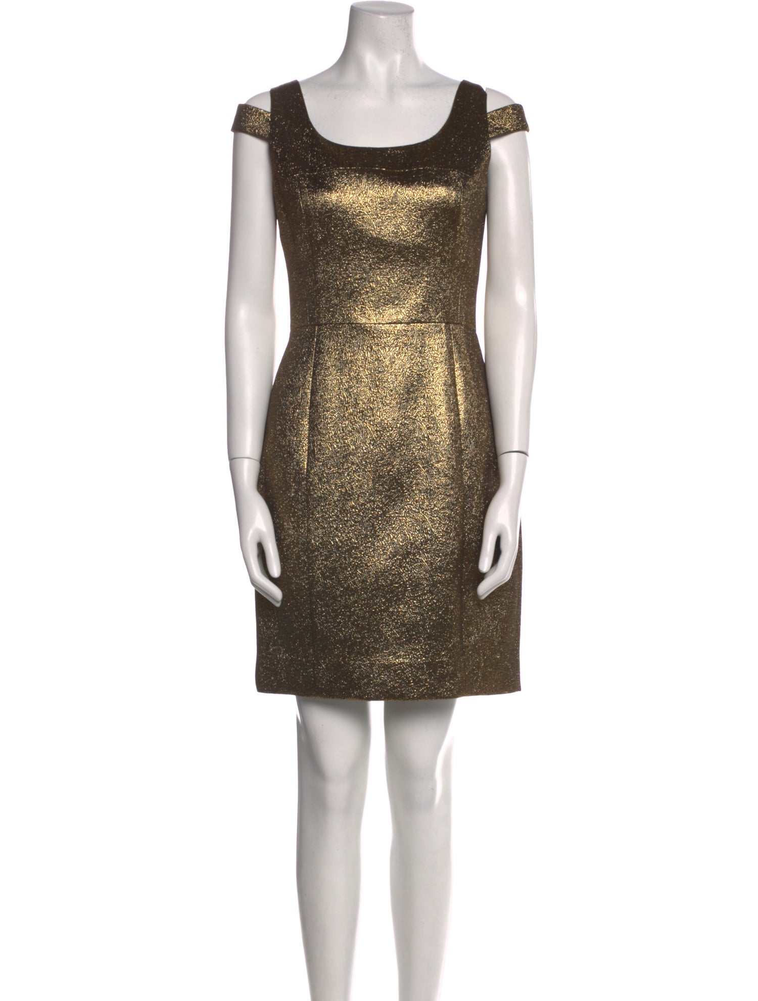 Michael Kors Bateau Neckline Mini Dress