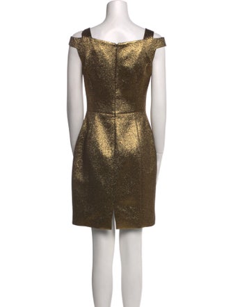 Michael Kors Bateau Neckline Mini Dress