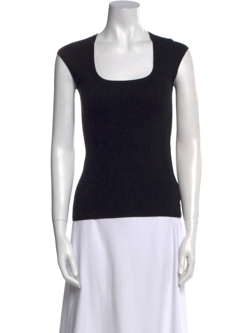 Michael Kors Cashmere Square Neckline Top