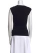 Michael Kors Cashmere Square Neckline Top