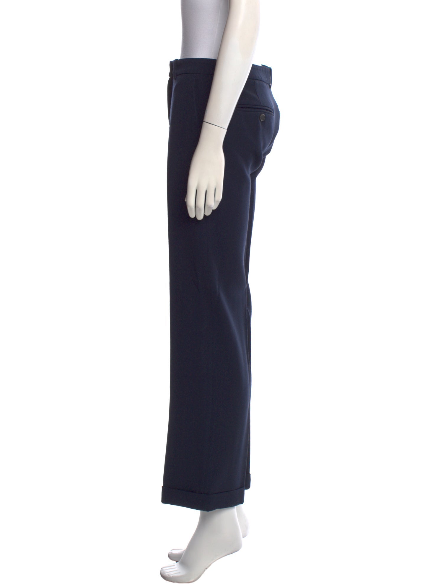 Michael Kors Virgin Wool Wide Leg Pants