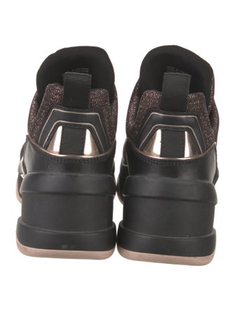 Michael Kors Leather Wedge Sneakers