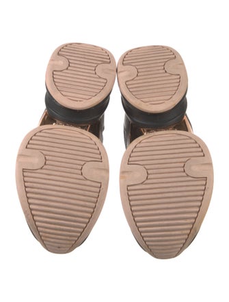 Michael Kors Leather Wedge Sneakers