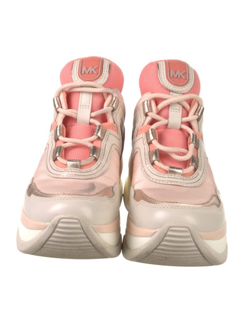 Michael Kors Leather Chunky Sneakers