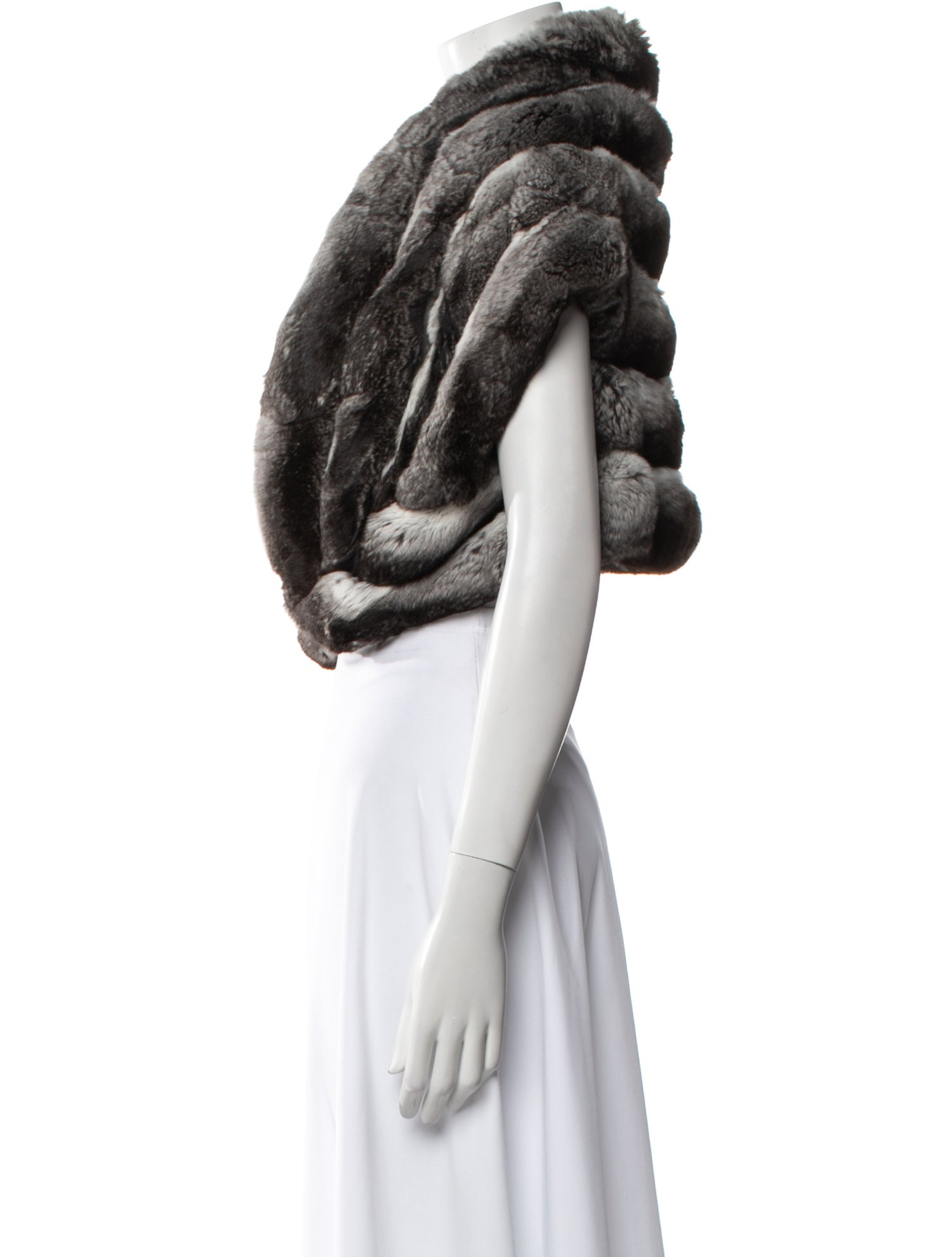 Michael Kors Chinchilla Printed Fur Jacket