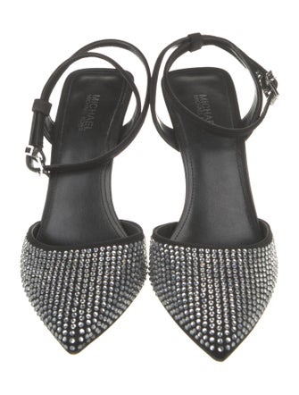 Michael Kors Leather Slingback Pumps