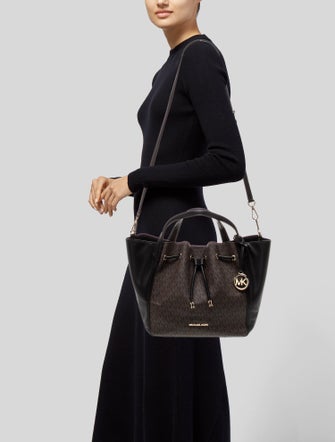 Michael Kors Monogram Top Handle Bag