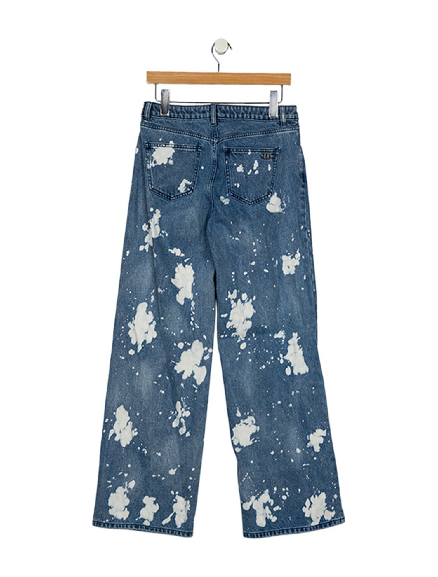 Michael Kors Mid-Rise Wide Leg Jeans