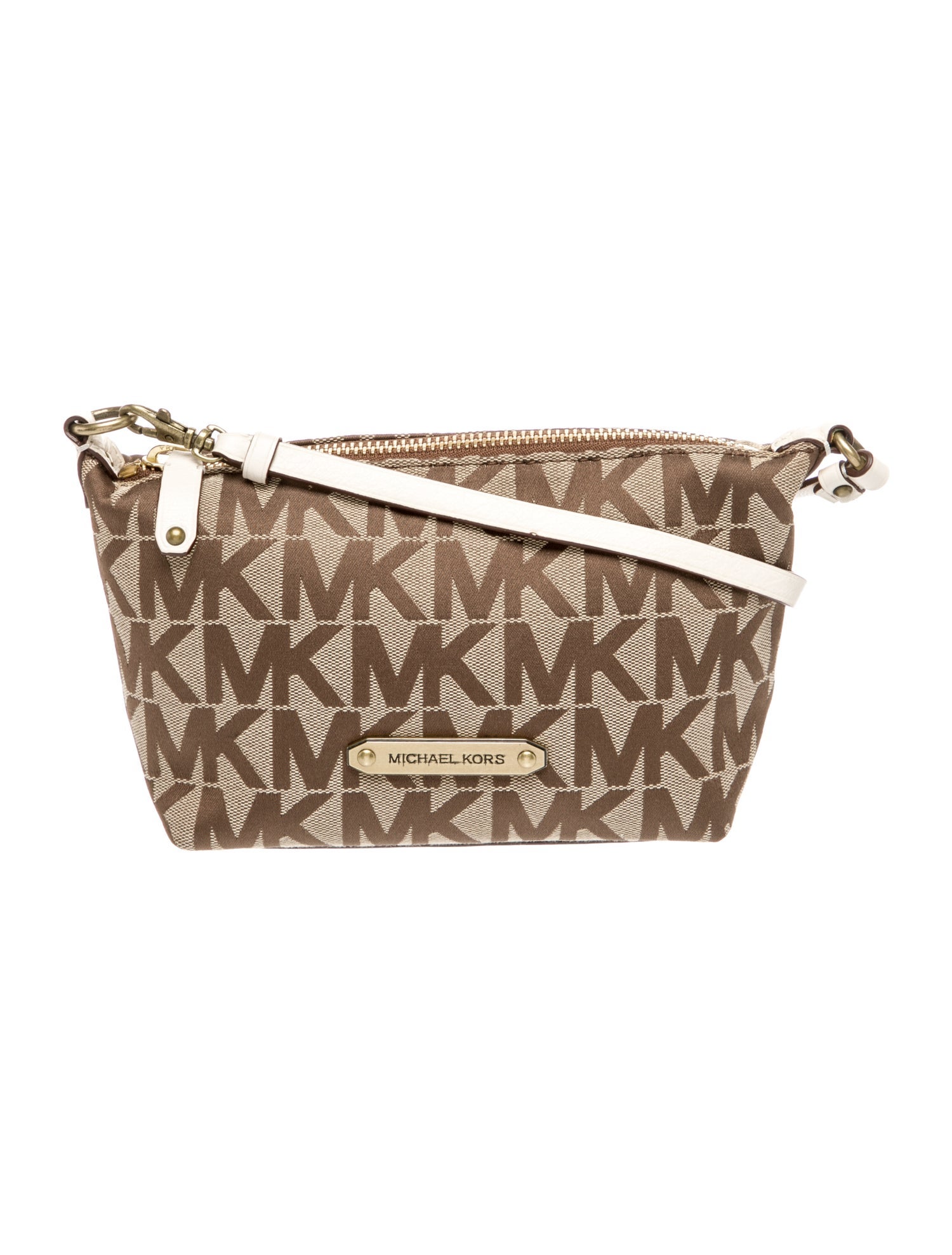 Michael Kors Monogram Big Valley Pouchette w/ Tags