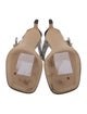 Michael Kors Leather Animal Print Slides