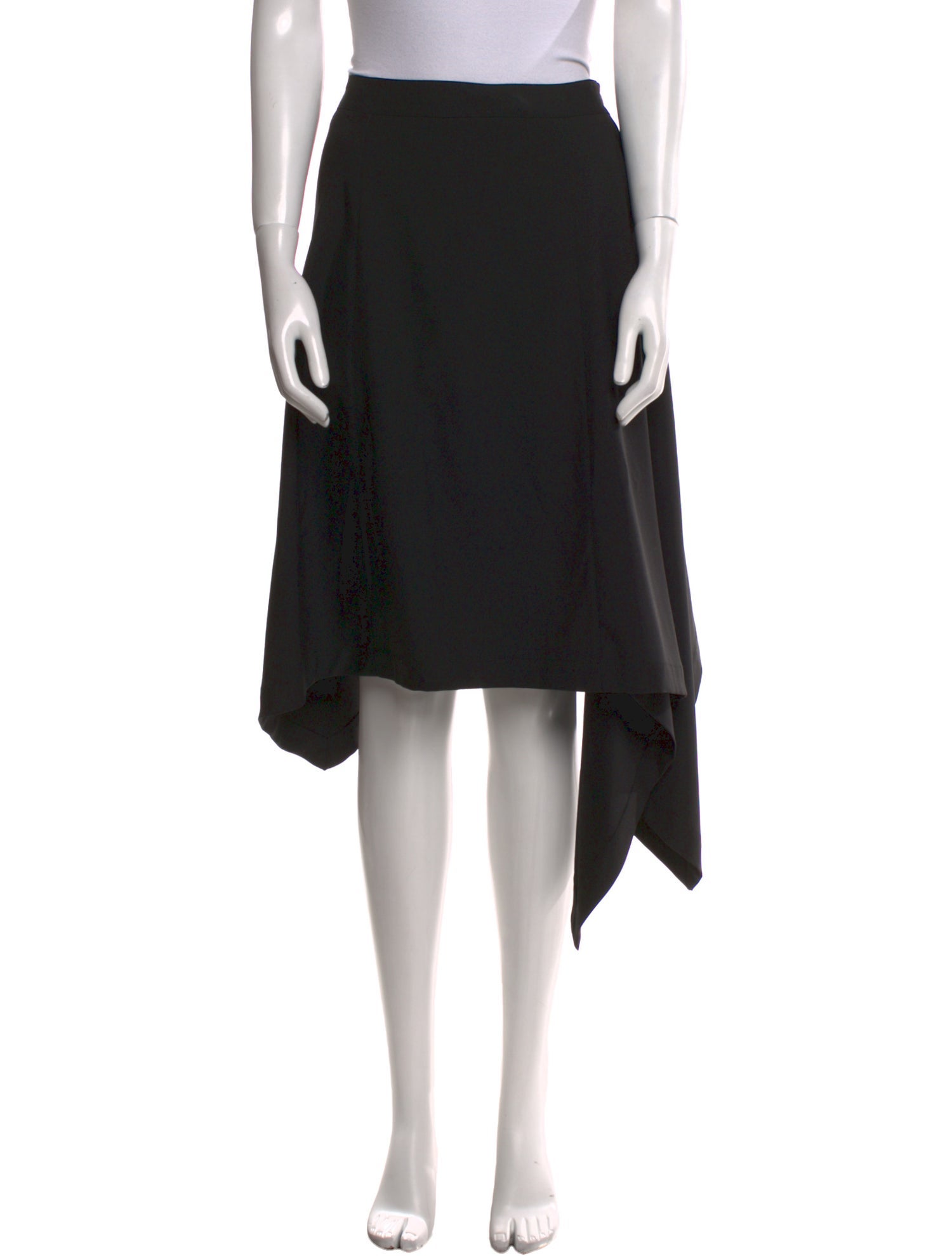 Michael Kors Virgin Wool Midi Length Skirt