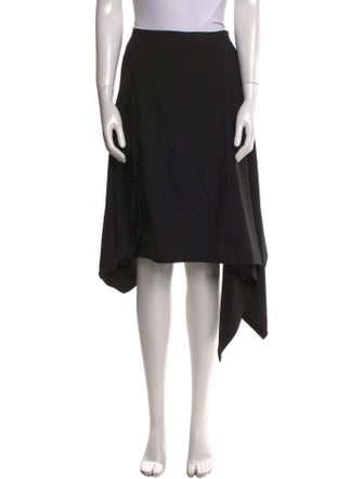 Michael Kors Virgin Wool Midi Length Skirt