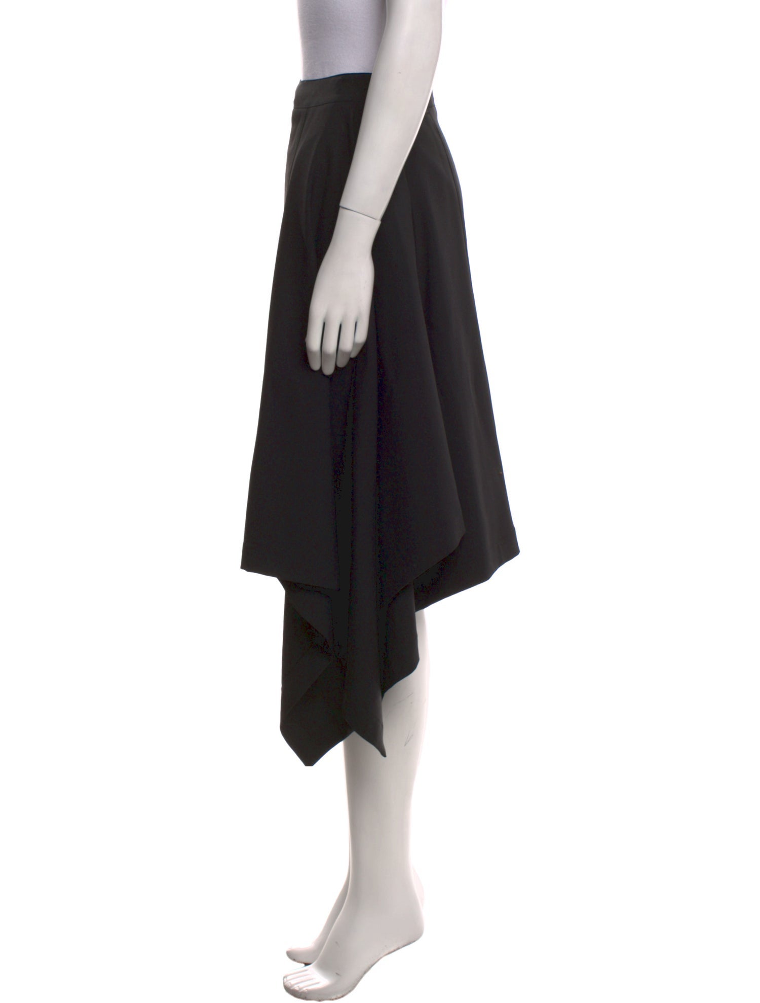 Michael Kors Virgin Wool Midi Length Skirt