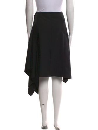 Michael Kors Virgin Wool Midi Length Skirt