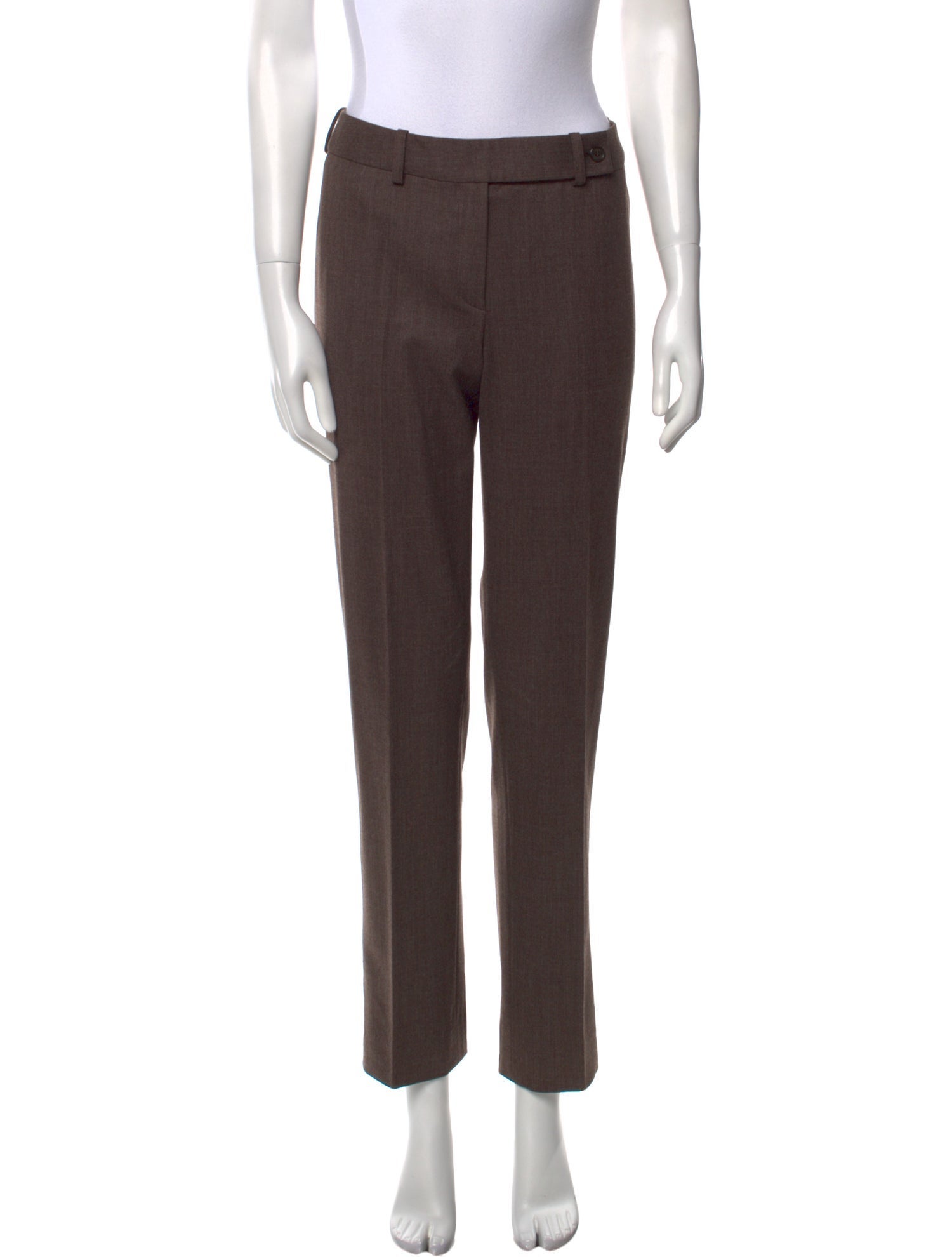 Michael Kors Virgin Wool Straight Leg Pants