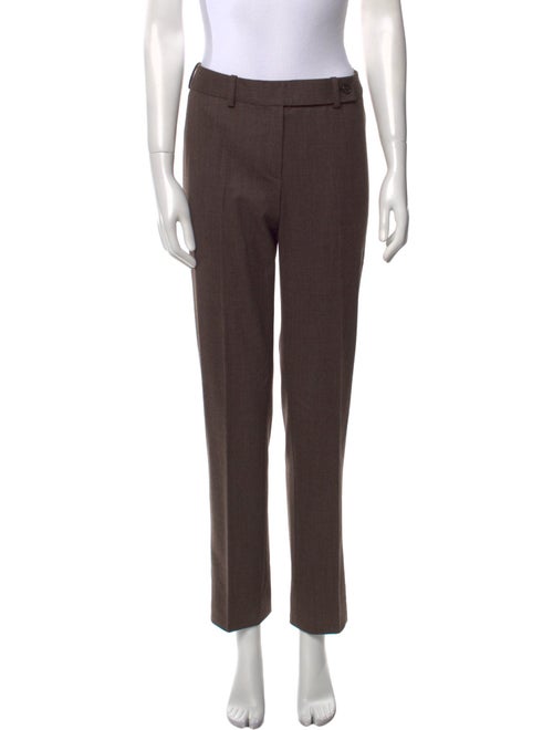 Michael Kors Virgin Wool Straight Leg Pants